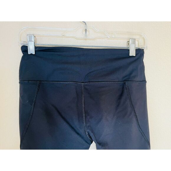 Knockout by Victoria's Secret Leggings Scalloped Mesh Black - Picture 5 of 11